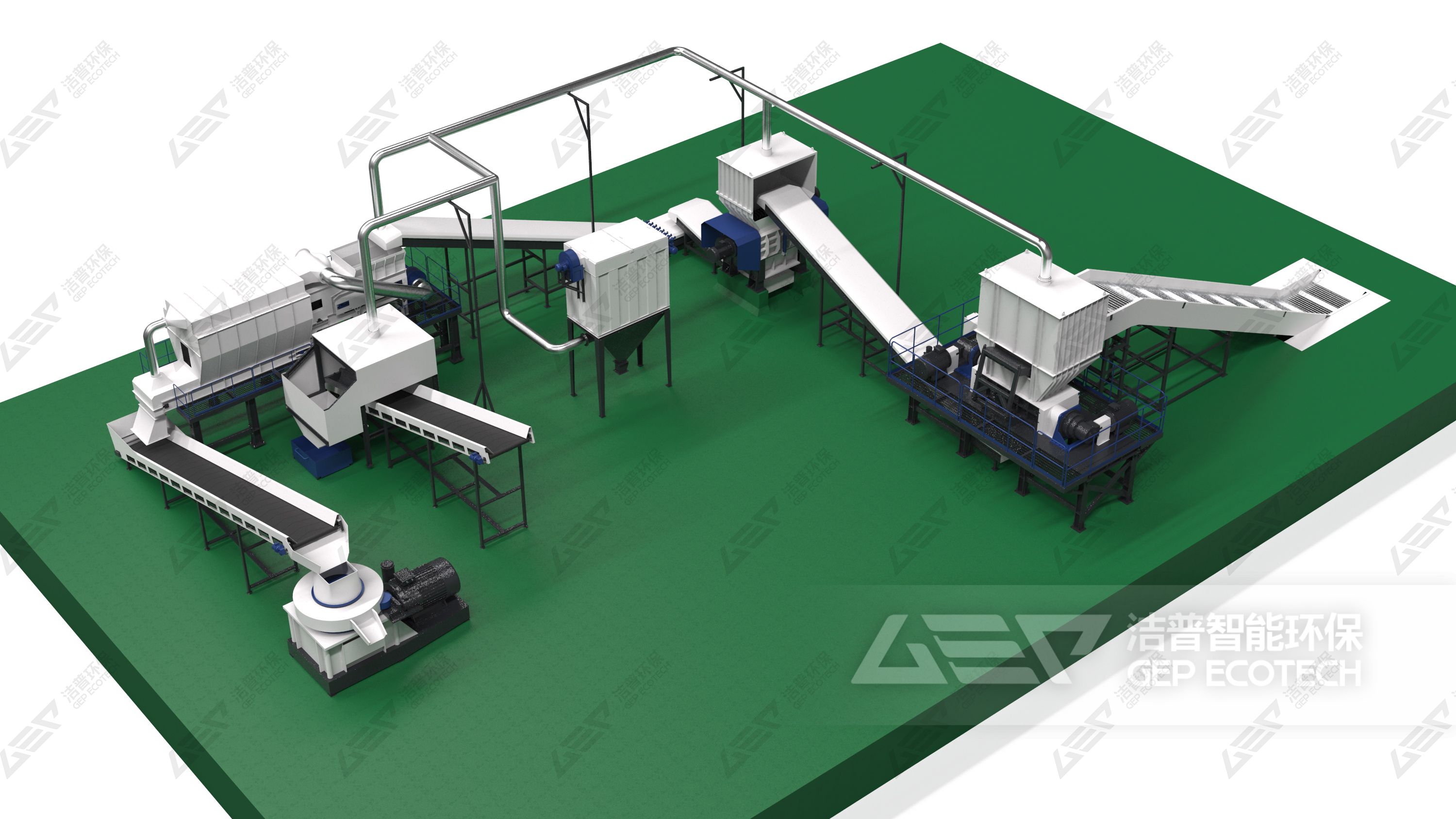 替代燃料制備生產(chǎn)線