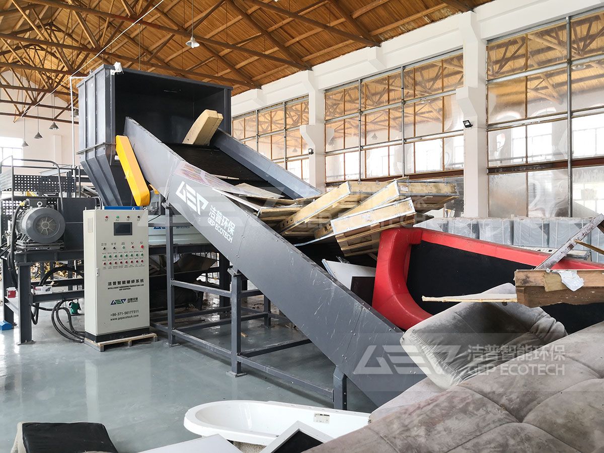 大件垃圾處置生產線